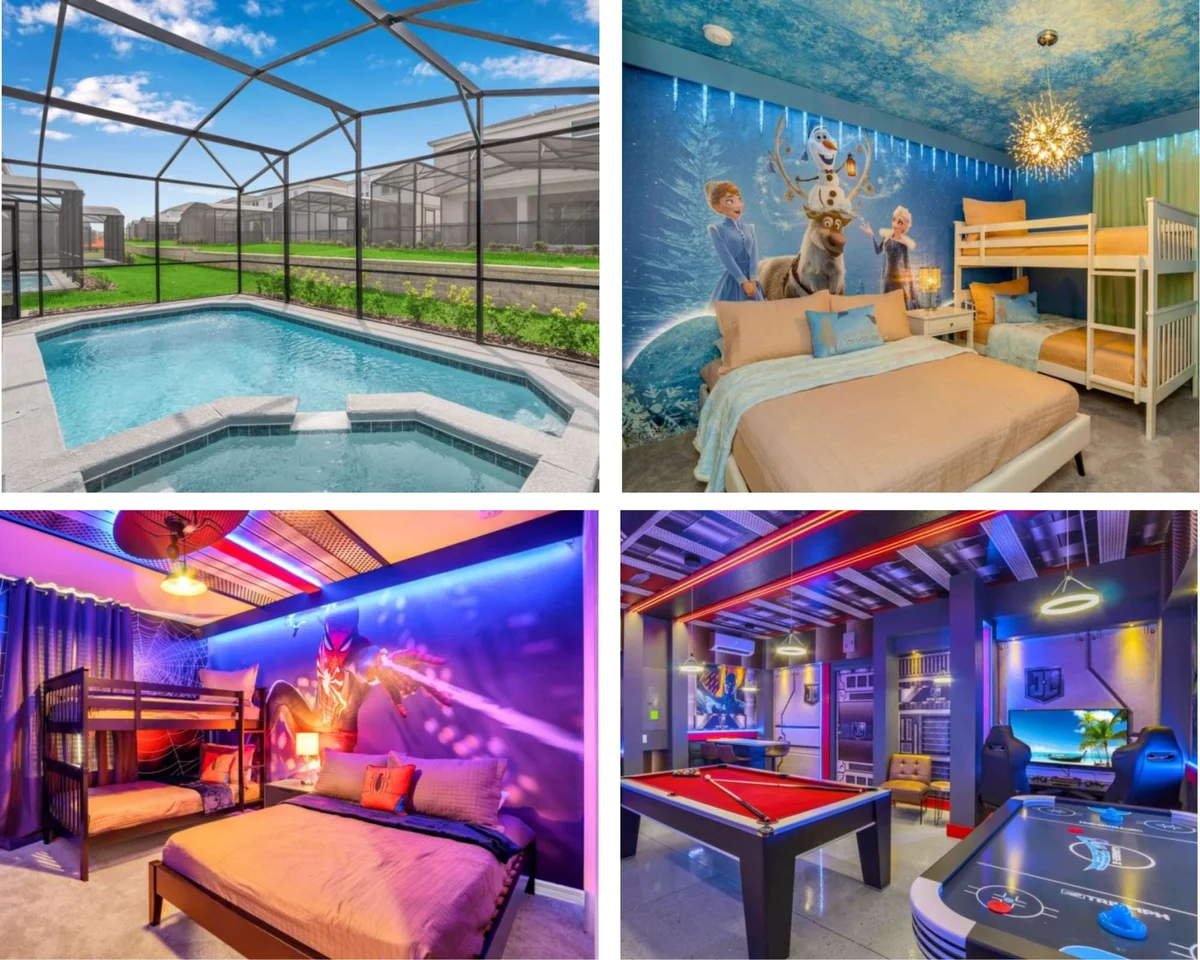 Hero Game Room-Frozen-Resort 7 mi 2 Disney-1806 #17