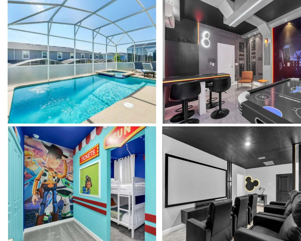 Game Room! Mickey Theater! 9 mi 2 Disney-1135 #90