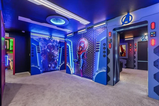 Theater-Game Room-Moana! Resort 7 mi 2 Disney-2314 #9