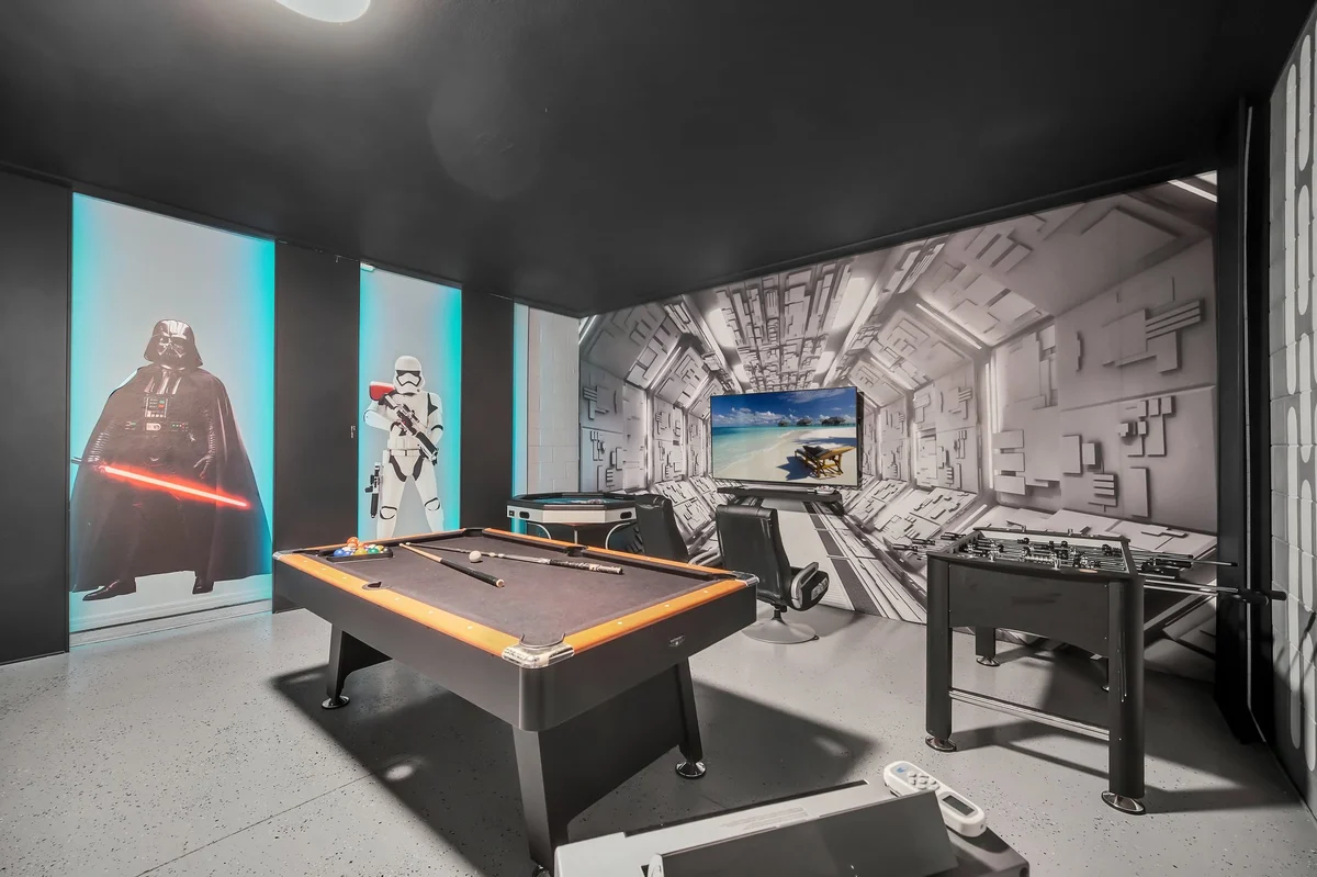 Big Screen-Gameroom-Private Pool-6mi 2 Disney-8884 #57