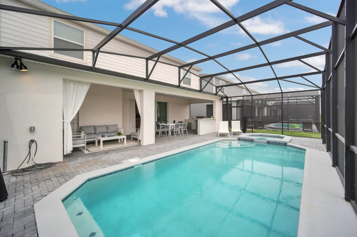 Big Screen! Game Room! Resort 7 mi 2 Disney! 4297 #114