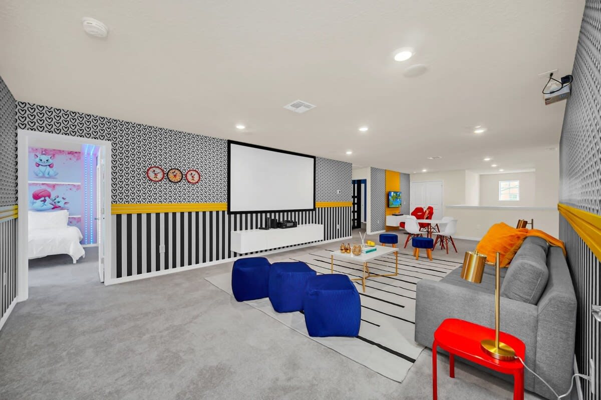Big Screen! Game Room! Resort 7 mi 2 Disney! 4297 #56