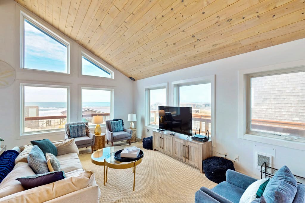 Designer home with stunning ocean and sunset views steps to beach dog friendly property photo 5