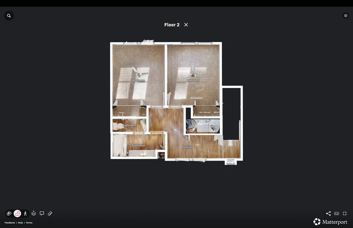 2 Bath Townhouse w 2 car garage property photo 5