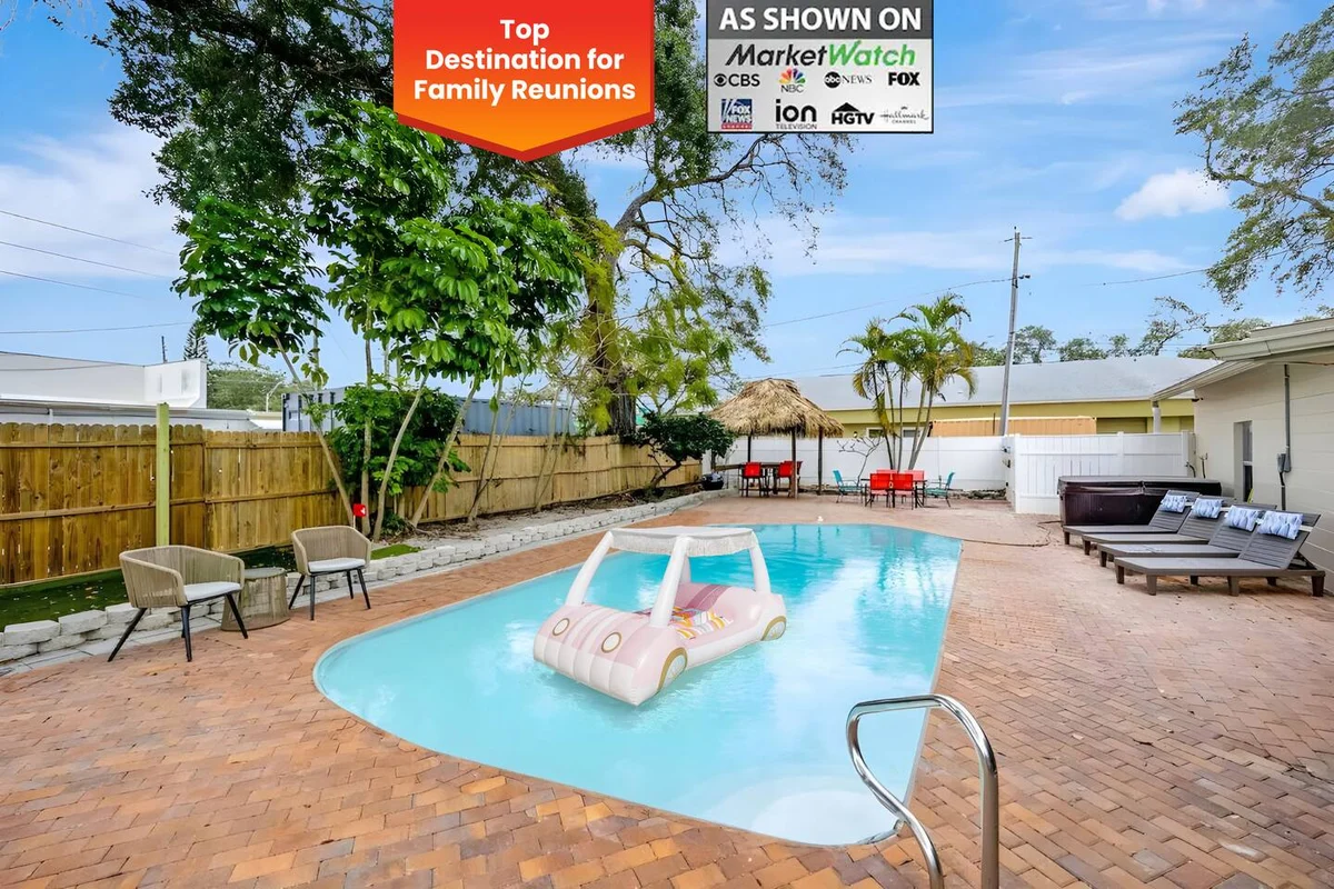 2 Homes - 4 MN to Madiera BCH - Hottub - HTD Pool #113