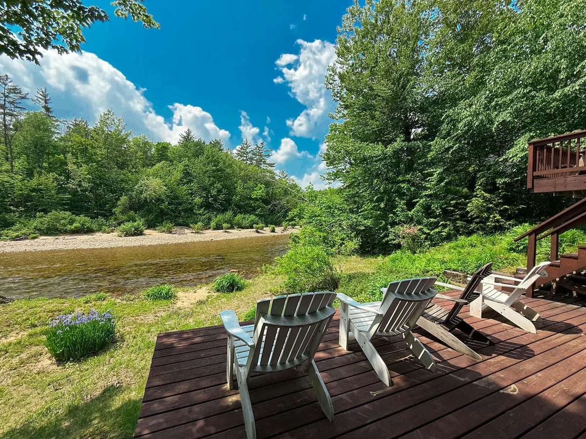 The Riverglass | Saco River Oasis, Hot Tub, Views #37