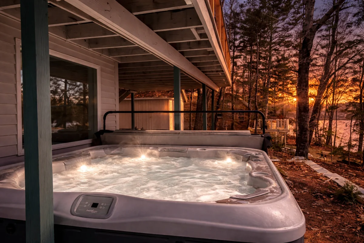 Woods & Water | Sebago Lakefront Luxury Oasis #11
