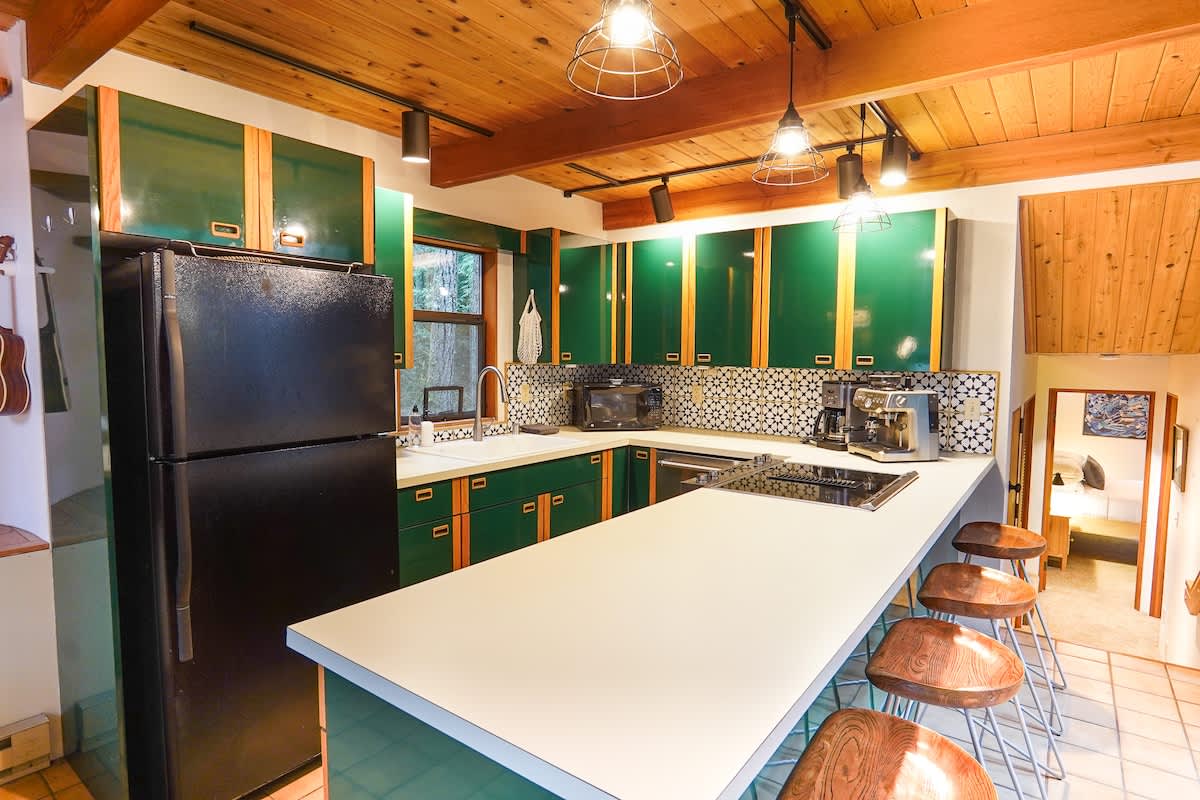 Skywood Mid Century Cabin with Private Sauna and Forest Views Near Mt Baker property photo 5