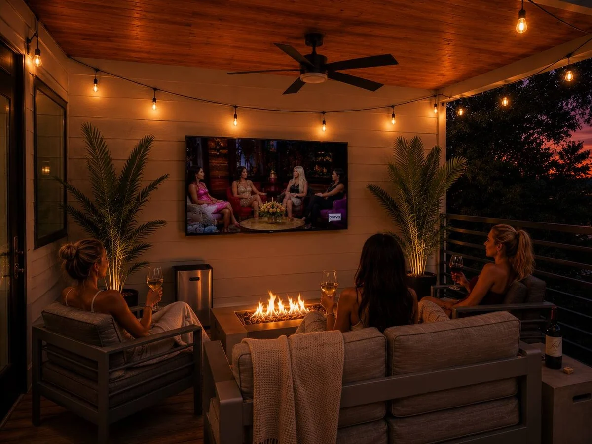 Rooftop Lounge ATX • 2 Fire Pits • Outdoor TV #5