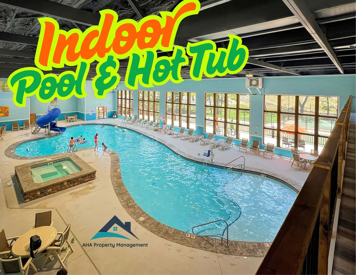 Luxury Cabin, pools, fishing, clean family fun property photo 2