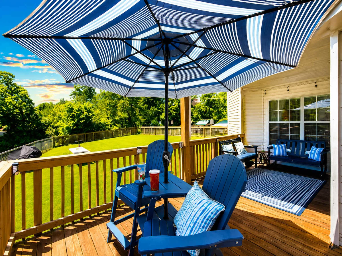 No Stairs, Lakeside, beautiful patio and yard property photo 2