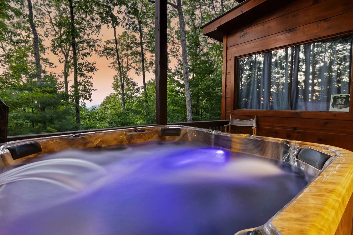 Views for Miles Outdoor Fireplace Hot Tub property photo 3