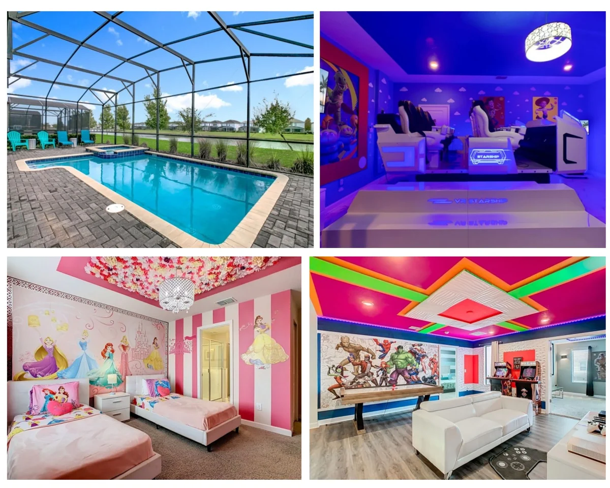 VR Coaster, Theater, Themed, Waterpark 2925 – 9 Bedroom Vacation