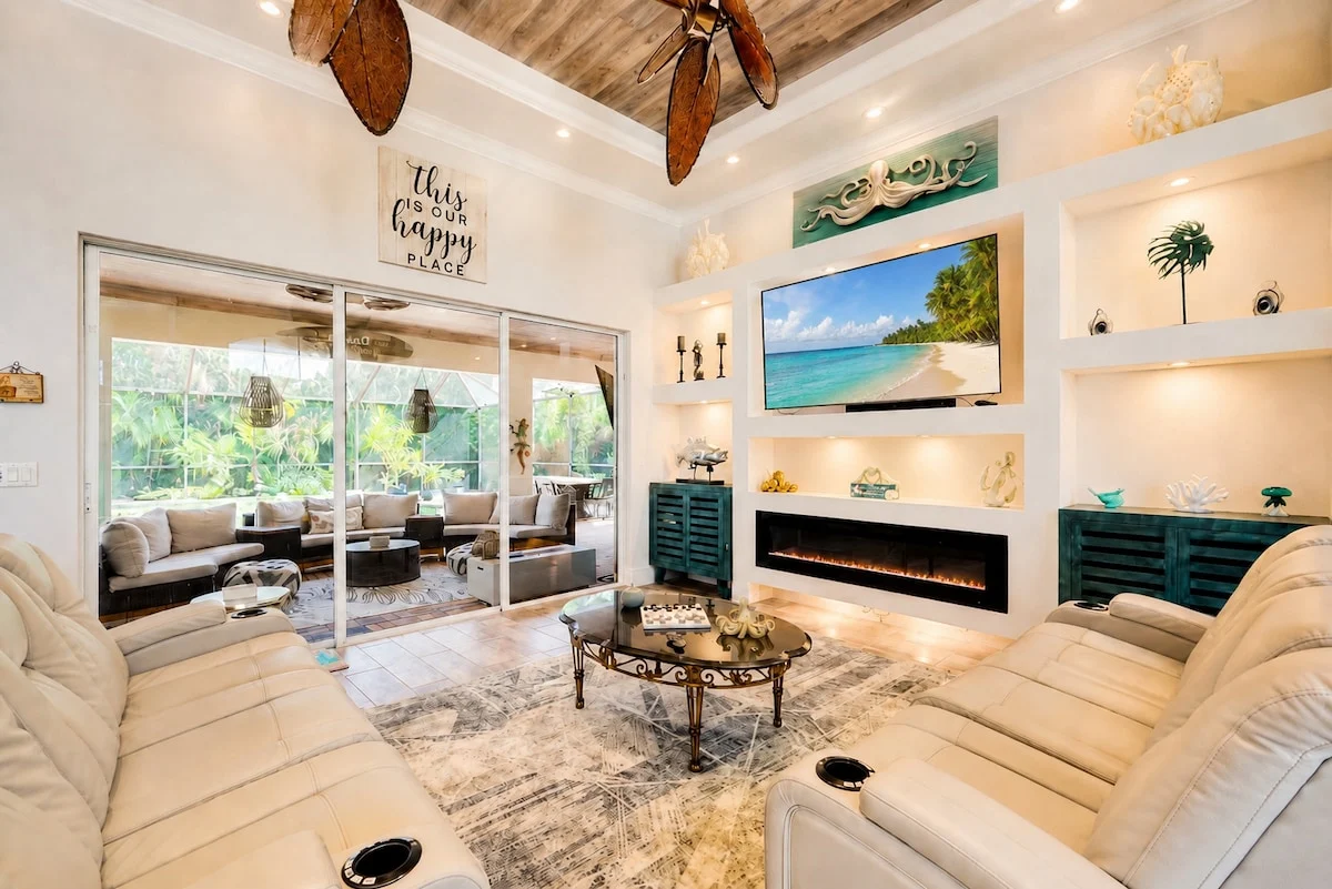 Naples Luxury Home, Resort Pool, Lanai, Fire Table property photo 3