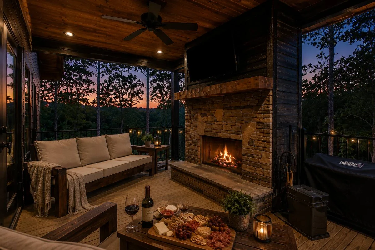 Hot Tub Cabin, Pizza Oven, 3 King Suites, Winery property photo 2