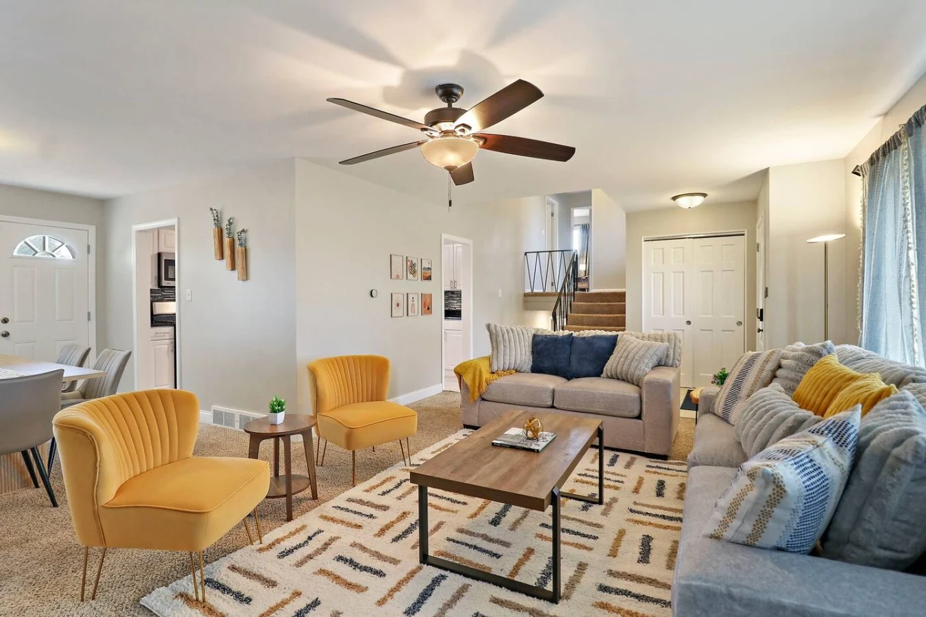 Relocation housing living room