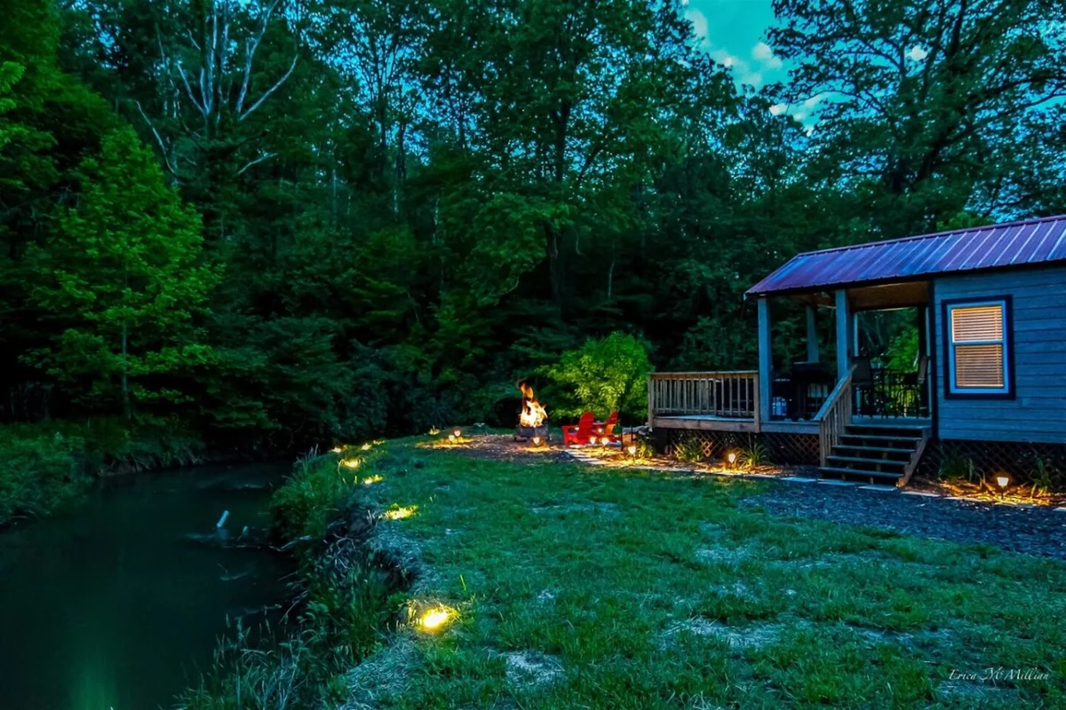 Caney Creek Cabin -Luxury Creekfront Tiny Cabin - Hot Tub -Dog Friendly property photo 2