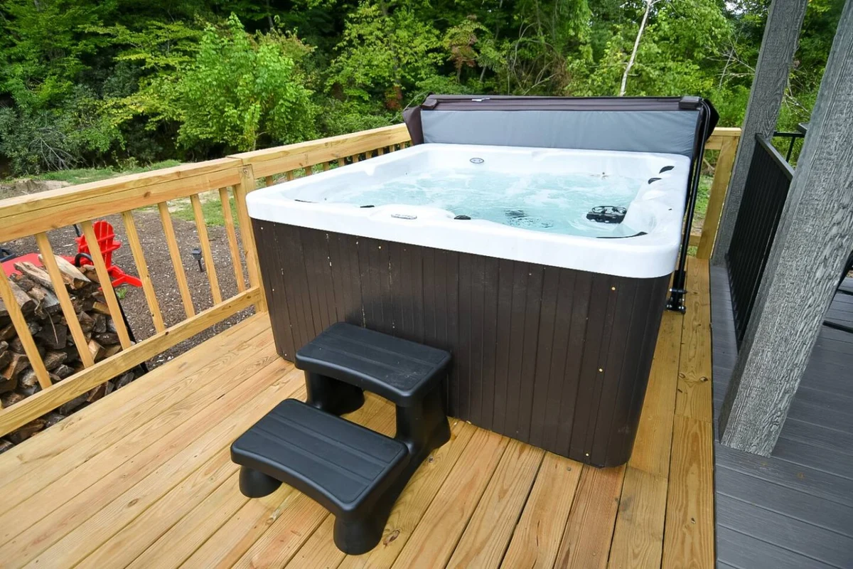 Caney Creek Cabin -Luxury Creekfront Tiny Cabin - Hot Tub -Dog Friendly property photo 3