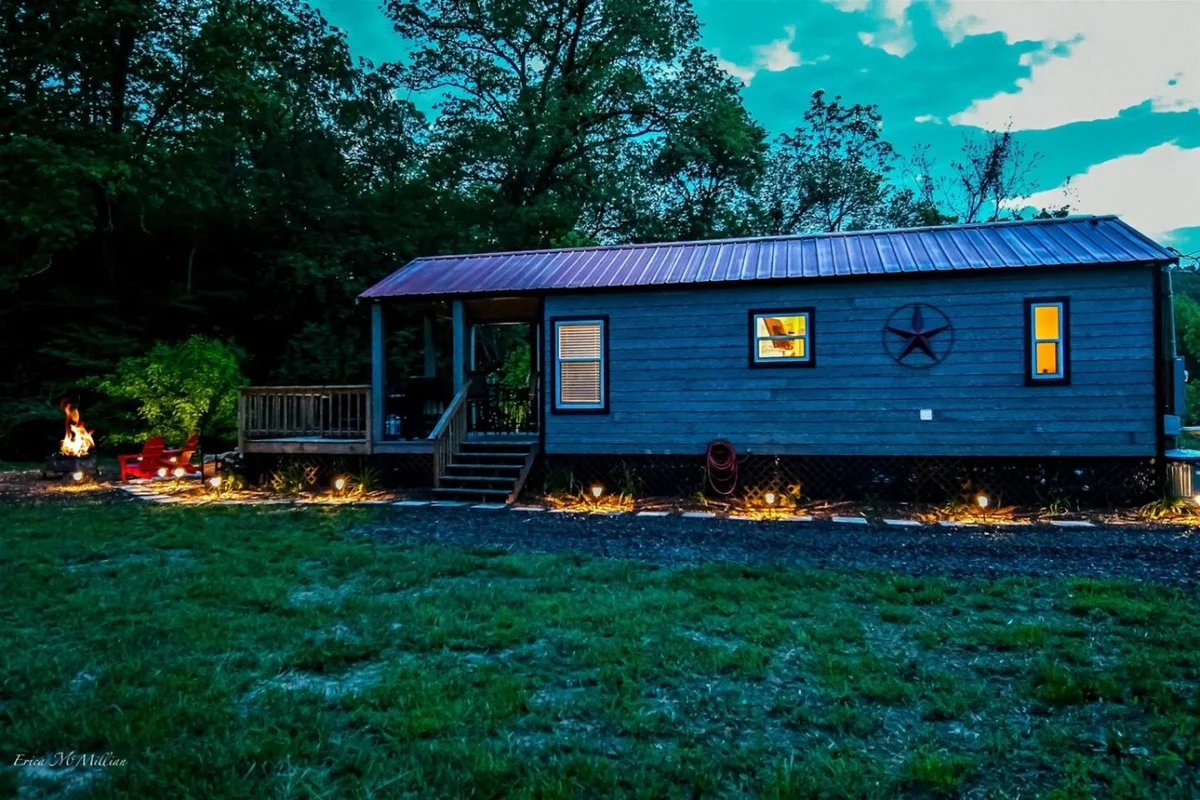 Caney Creek Cabin -Luxury Creekfront Tiny Cabin - Hot Tub -Dog Friendly property photo 4