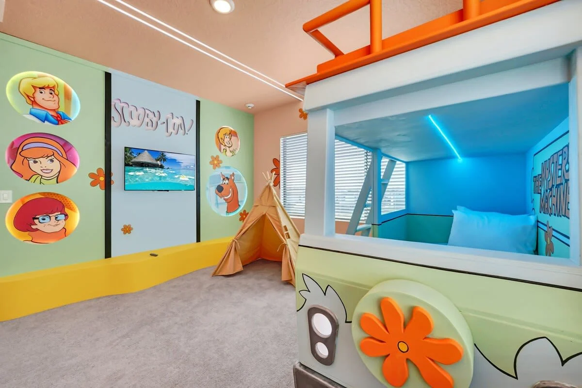 5 Themed Rooms, Bunk Slide, Private Pool 6283 property photo 3