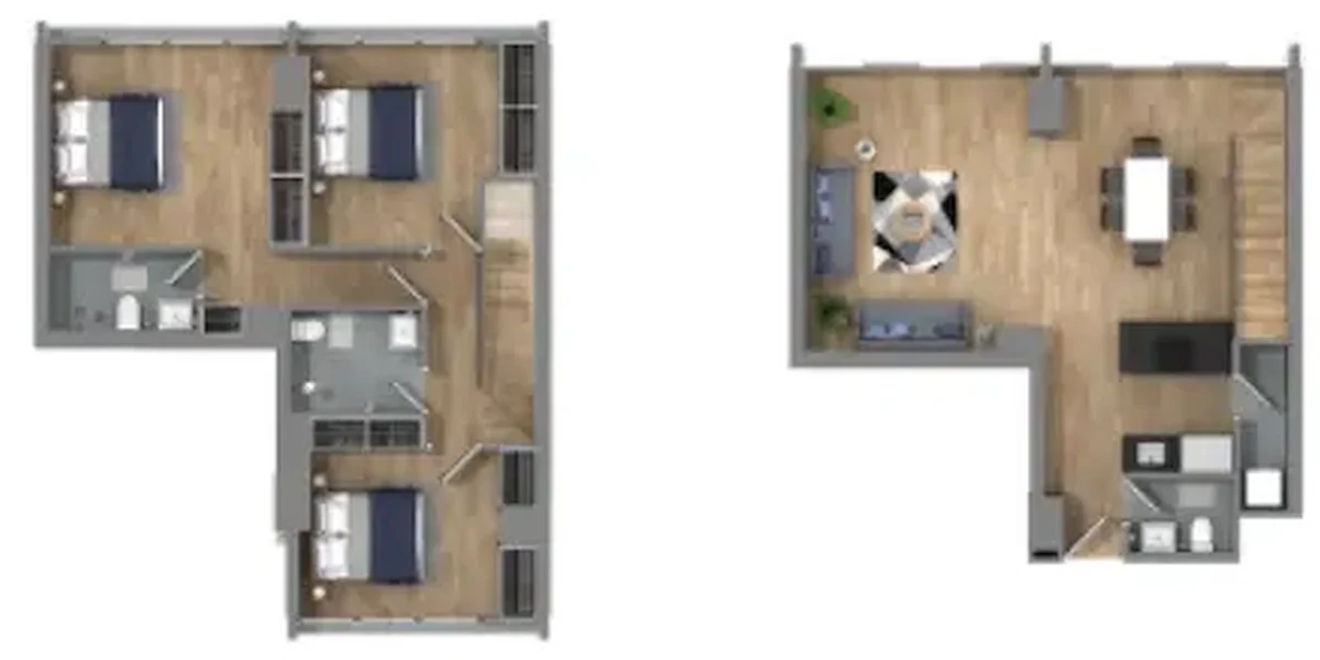 Corporate Three-Bedroom Duplex in Luxury Tower property photo 5