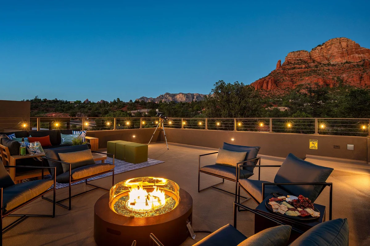 Bell Rock Hacienda, Rooftop deck, Hot tub, Sauna property photo 4
