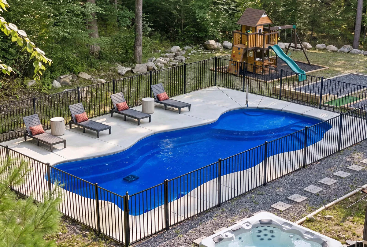 Epic Poconos Pad: Pool, Hot Tub, Gym, Golf Sim property photo 2