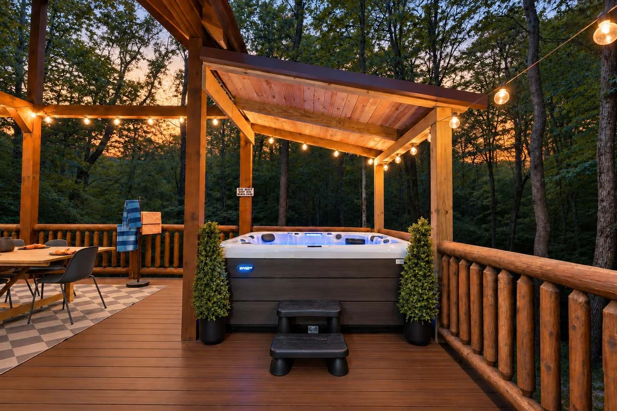 The Hocking House, Hot Tub, Fire Pit, Games property photo 3