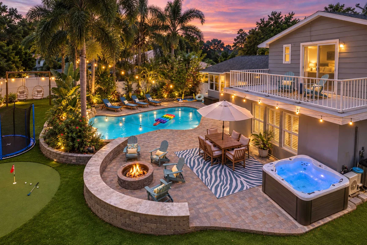 5 Mins to Beach, Heated Pool, Hot Tub, & Theater property photo 1