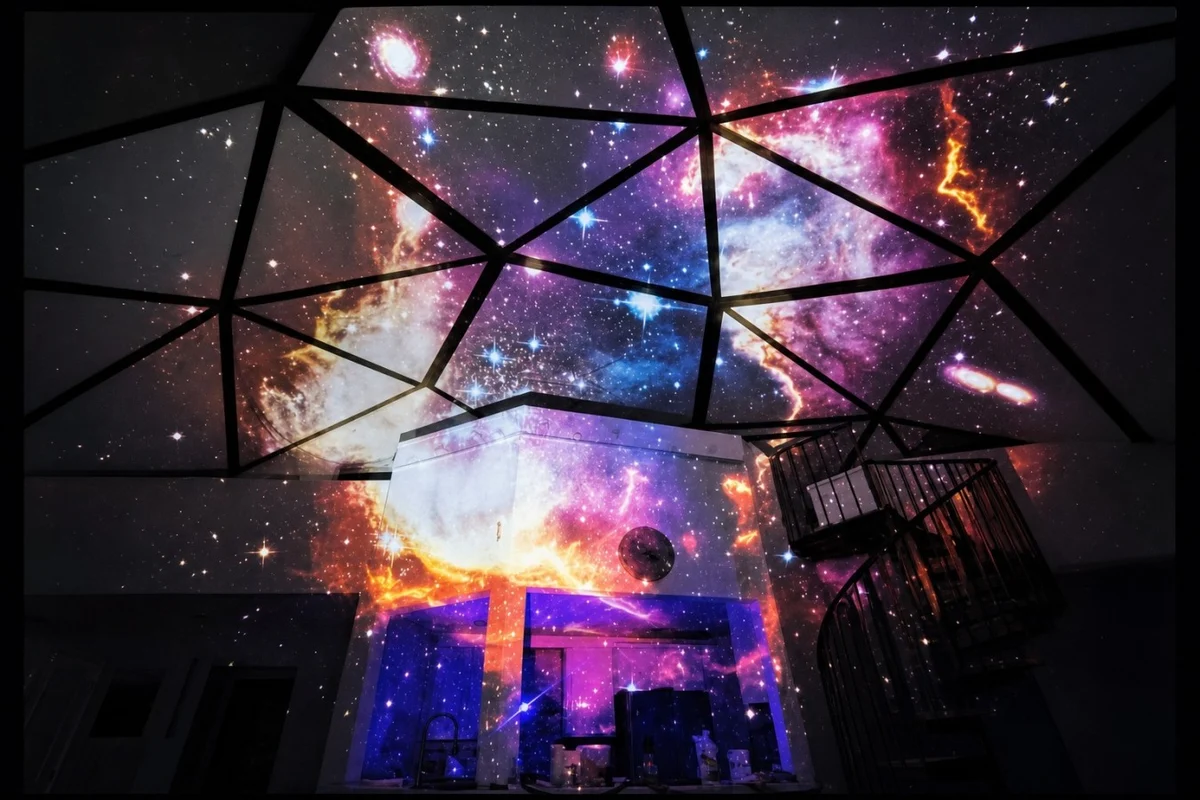 Hikari Haven Dome, Hot Tub, BBQ, Planetarium, Loft, Solar property photo 3
