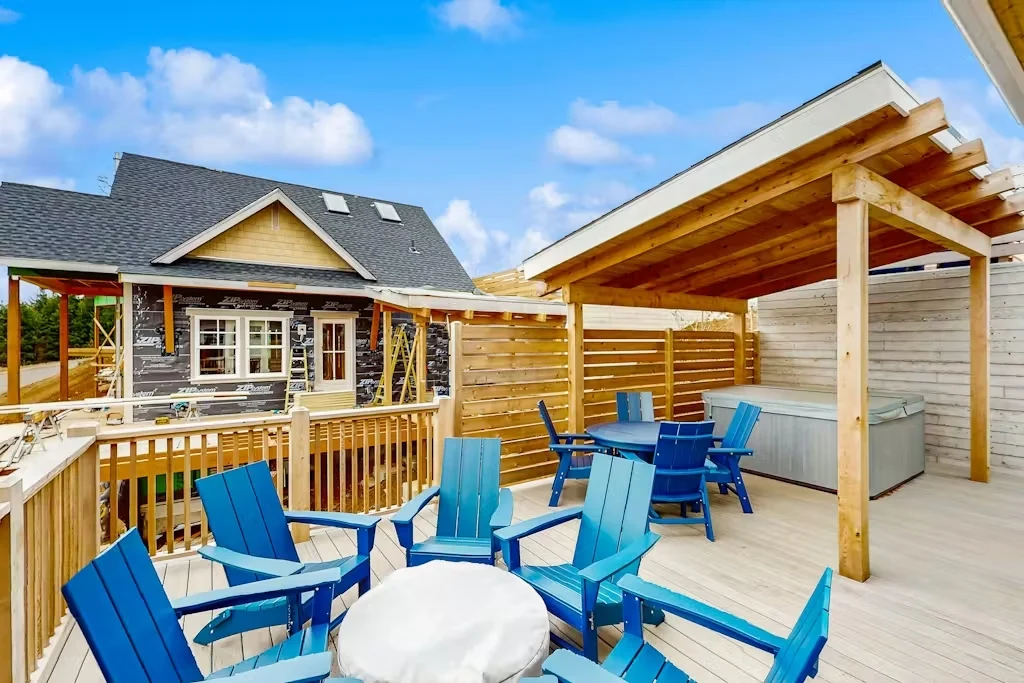 Family friendly home with ocean views private hot tub foosball table and gas grill property photo 3