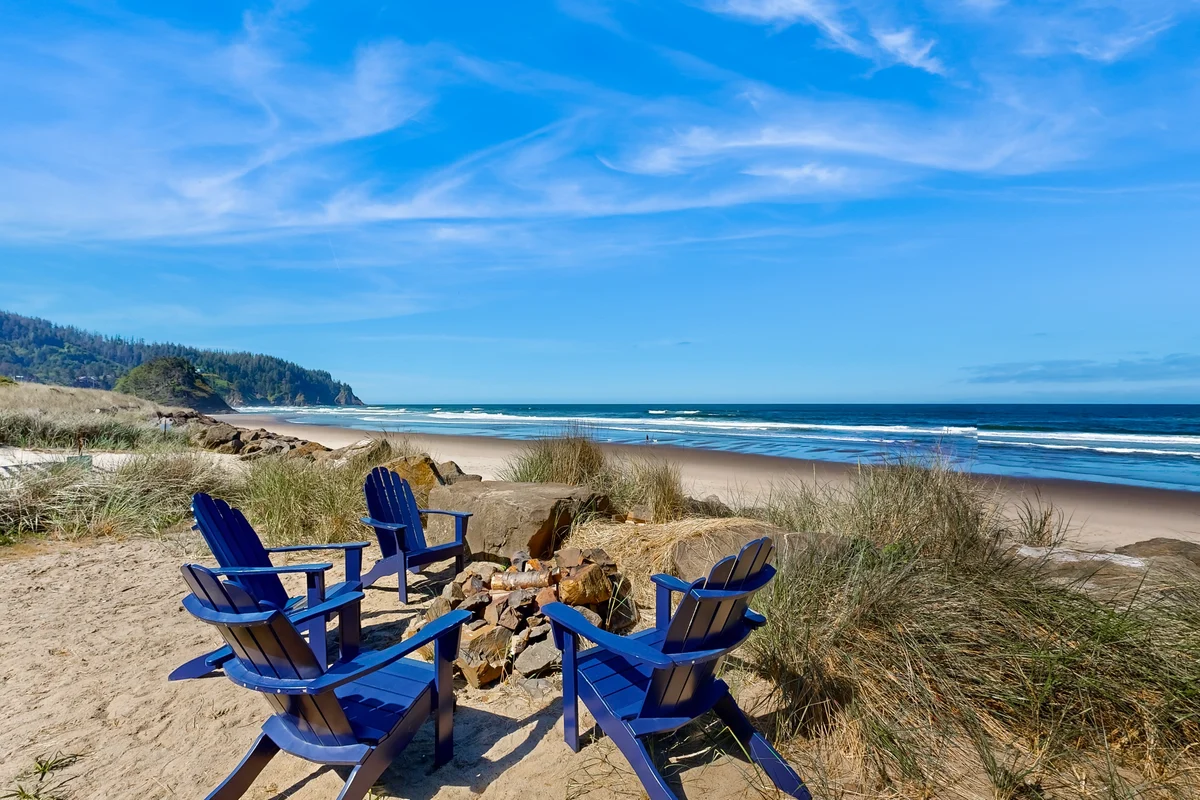 New oceanfront home with hot tub views A C and beach access 2 dogs OK property photo 3