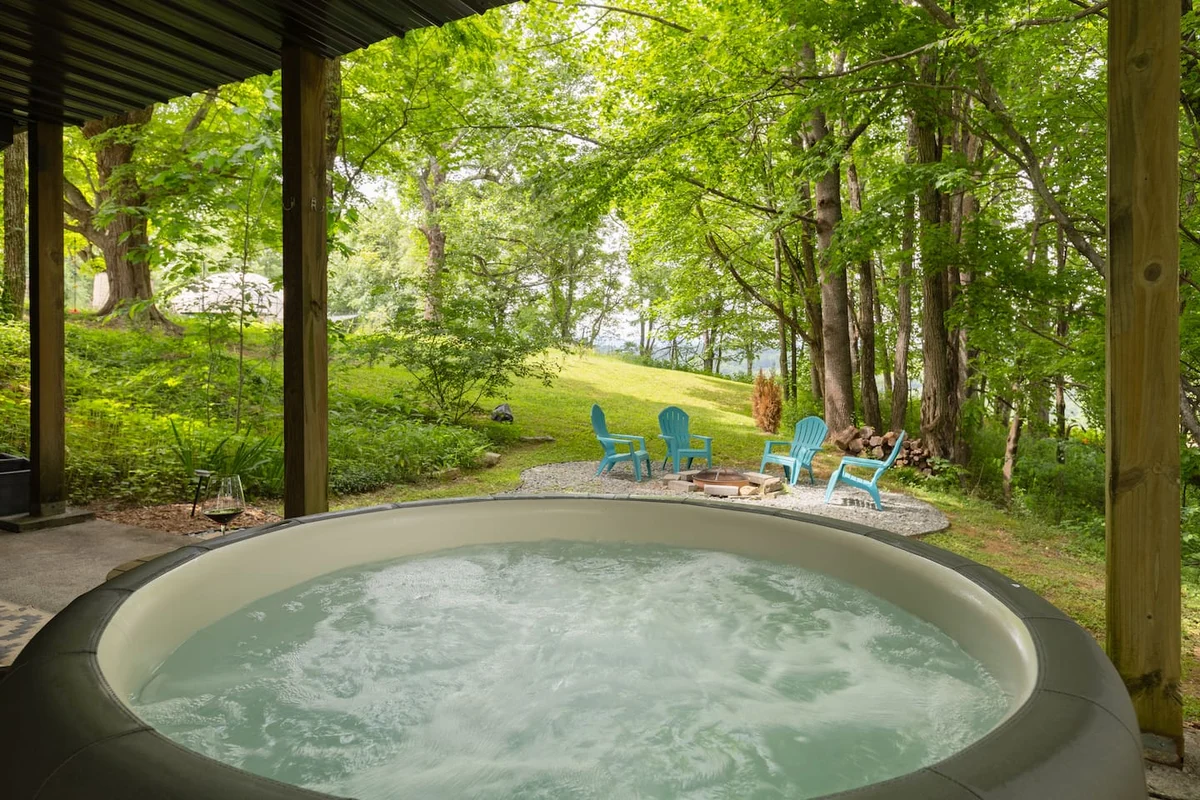 The Hidden Lodge, Designer Cabin, Hot Tub, Views property photo 3