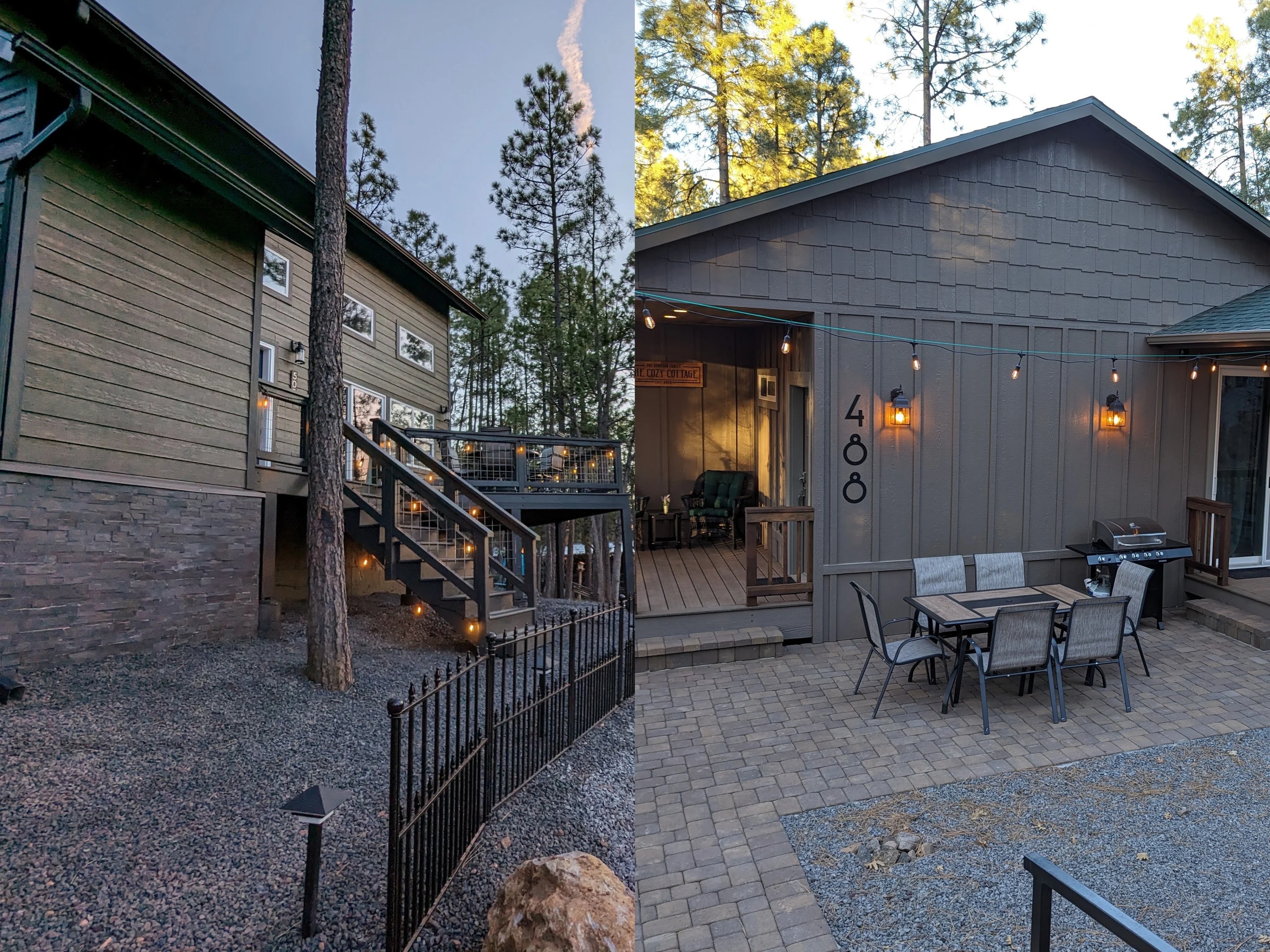 The Perfect Pair — Hillside Hangout and Cozy Cottage side by side