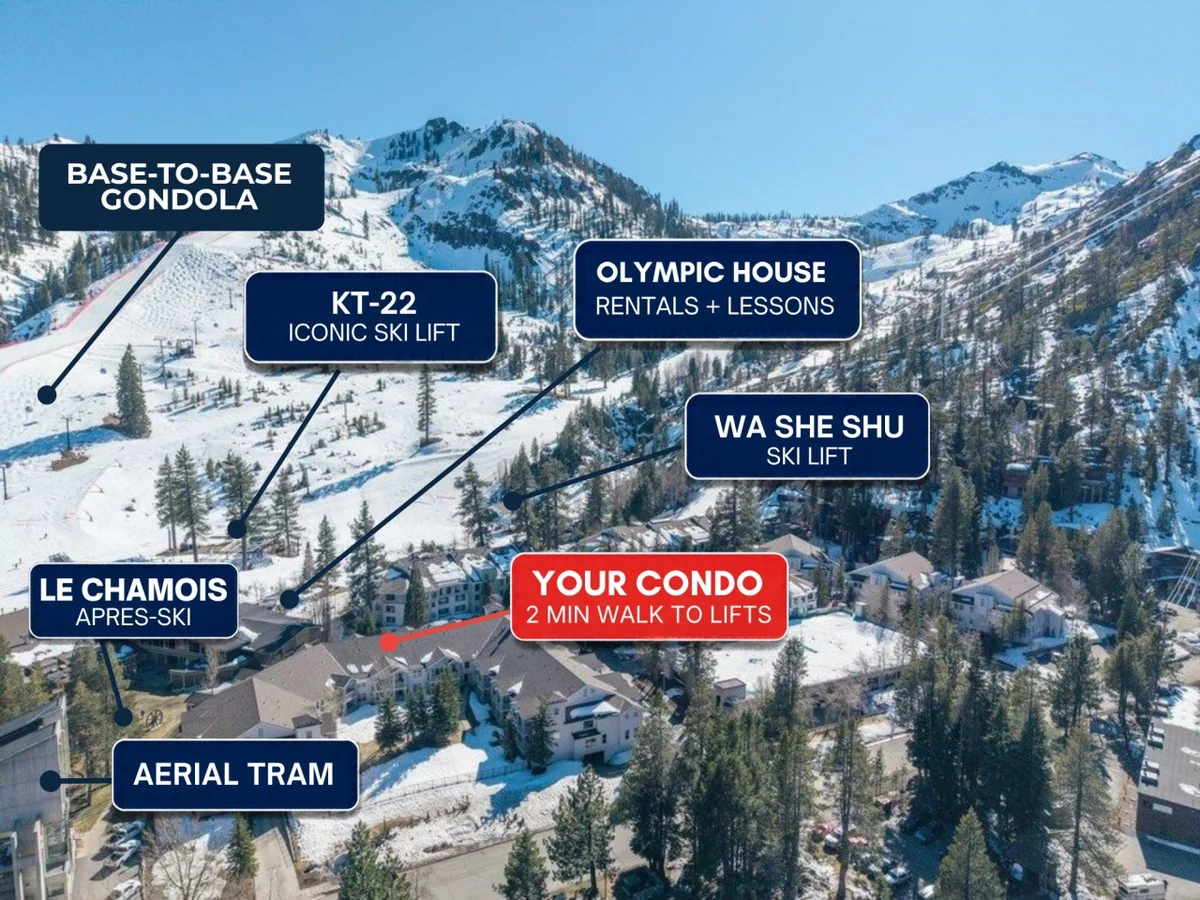Ski-In/Ski-Out Top Floor Spacious Palisades Condo property photo 2