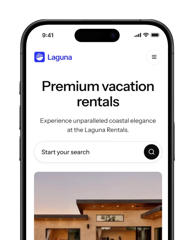 Search and filters interface
