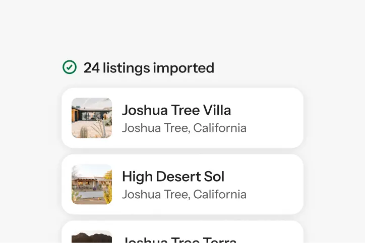 Auto-populate listings