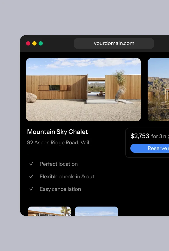 Interface showing custom domain preview